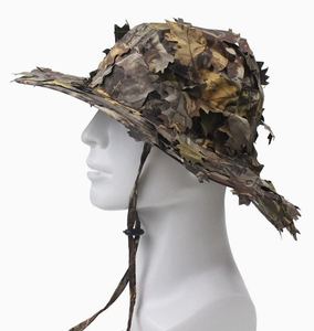 Máscara Táctica Deportiva Unisex DF Ajustable para Exteriores, Diseño 3D Biónico de Hojas, Estilo Camuflaje para Caza en Selva y Bosque - Product Image 1