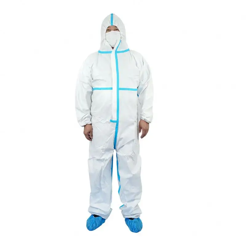 Own Brand Microporous Waterproof Chemical Coverall With Popular Discount EXW factory wholesale price