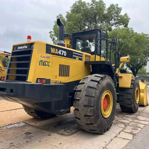 Chargeuse sur pneus Komatsu d'occasion du Japon, modèles WA180/300-1/320-3/360-3/380/420-3/470-3/350/600, avec pompe/moteur MOOG, charge nominale de 5 tonnes, modèle 2018, 55 unités. - Product Image 1