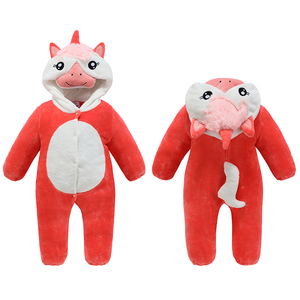 MICHLEY de dibujos animados Unicon con capucha de las madres "Primero feliz madres Día" larga o de manga corta para bebés, ropa - Product Image 1
