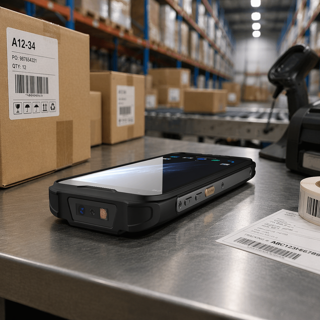 Chainway MC95 Android 12 4G Rugged Smart Phone 1D 2D Barcode Scanner Rugged Handheld 4G Mobile Computer for Logistics