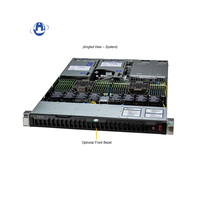 Server supermmicro SYS-121H-TNR generasi 1U X13 prosesor terukur X13/H13 Hyper Pcie 5.01 Supermicro Server