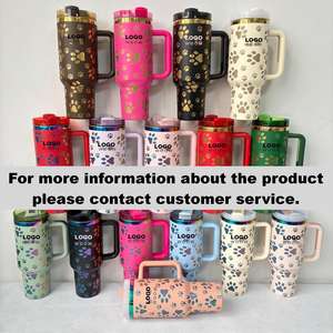 <span class=keywords><strong>WOOW</strong></span> Vente en gros, best-seller, H2.0 Stan Fo, gobelet isotherme en acier inoxydable imprimé de marque, 40 oz, avec poignée et paille, pour l'extérieur, cadeau de voiture - Product Image 4