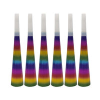 Sifflet en papier à impression laser sur film, thème anniversaire, pour décoration de fête adulte, célébrations de mariage, fournitures de fête à estampage à chaud