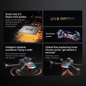 Drone GPS D19 con Ritorno con Un Solo Tocco, Doppia Fotocamera 4K, Evitamento Ostacoli, Ritorno GPS, Fotografia Aerea HD 4K, Drone Telecomandato - Product Image 2