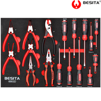 Boîte à outils de 330 pièces avec ensembles d'outils à main pour le rangement dans le garage et la réparation automobile