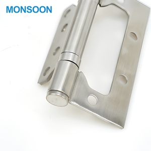 Bisagra de Puerta Oculta Invisible de Cierre Suave para Puerta Principal Moderna de Seguridad para el Hogar, de Acero Inoxidable con Acabado Níquel Cepillado - Product Image 3