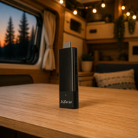 Clé TV Intelligente XS97 S3 4K Quad Core 64 Bit 2.4+5G Dual-Band WIFI 2Go RAM 8Go ROM Allwinner H313 avec Télécommande pour la Vente en Gros