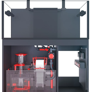 250L Rechthoekig/Vierkant Ultra Helder Glazen Visbak met Kast, Ecologisch, Eenvoudige Stijl voor Garnalen, Woonkamer <span class=keywords><strong>Aquarium</strong></span> - Product Image 2