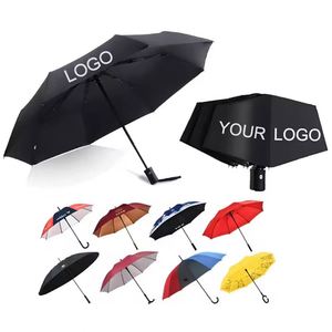 Giveaway Folded Promotional Prints Branded Rain Uv Umbrella With Logo Custom Print Order - Product Image 2
