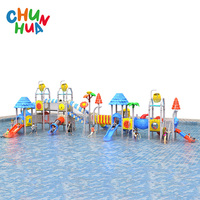 Fun Splash Piscine Enfants En Plein Air Maternelle Aire De Jeux Équipement Grand Toboggan En Plastique Parc