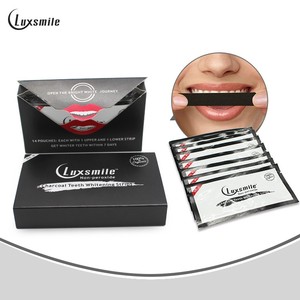Luxsmile Tiras de blanqueamiento de dientes 3D de carbón de bambú activado sin peróxido 100% efectivo - Product Image 4
