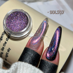 Polvo de Pigmento Magnético Holográfico SH con Efecto Ojo de Gato Arcoíris Unicornio <span class=keywords><strong>para</strong></span> Esmalte de Uñas en Gel, Pigmentos Aurora y Láser Magnéticos - Product Image 6