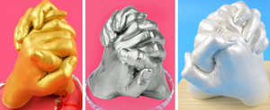 Poudre d'alginate <span class=keywords><strong>pour</strong></span> moulage de bébé, moulage 3D en plâtre, empreintes de mains et de pieds, kit de moulage de pénis - Product Image 5