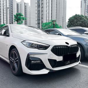 Pegatinas para la rejilla de ventilación delantera del BMW Serie 2 F44 M Sport 2020-2024, textura de fibra de carbono negro piano, pegatinas para la carrocería. - Product Image 2