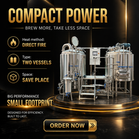 Projet clé en main de brasserie commerciale de 1000L - Système de brassage de bière artisanale avec automatisation CE et PLC pour la création de micro-brasseries
