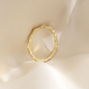 Anillo de Boda Eternity de Diamantes Cultivados en Laboratorio con Corte Redondo en Oro de 18K, Joyería Messi MSR-1667 - Product Image 4