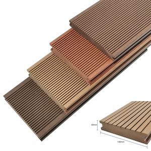 Planches de terrasse en composite bois-plastique durables et anti-corrosion, dalles de sol extérieures WPC, sol technique imperméable pour extérieur - Product Image 2