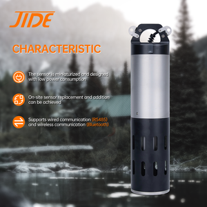 เครื่องวัดคุณภาพน้ำแบบดิจิตอล JIDE พร้อมเซ็นเซอร์ RS485 วัดค่า <span class=keywords><strong>pH</strong></span>, EC, DO, ORP, Turb, COD สามารถเลือกใช้ได้สำหรับน้ำเสีย - Product Image 3