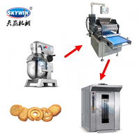 Machine à cookies de Type plateau de contrôle PLC, Mini Machine de dépôt de cookies, petite et grande taille
