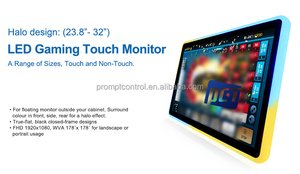 23.8 personalizzato "- 32" PCAP Halo Design LED incorniciato Touch <span class=keywords><strong>Monitor</strong></span> schermo macchina da gioco Surround nella parte anteriore, laterale, posteriore per effetto alone - Product Image 2