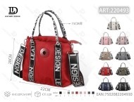 Borsa a secchiello da donna di design, rossa, grande capacità, a tracolla - Product Image 1