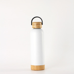 Thiết Kế Mới 2025 Xách Tay Nắp Tre Chai Nước Nhỏ Miệng Đôi Tường Chân Không <span class=keywords><strong>Flask</strong></span> Phích Chai Gỗ Nắp Và Dưới OEM - Product Image 6
