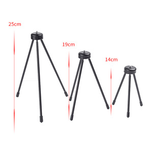 Trípode metálico de escritorio, soporte plegable portátil de 14cm, 19cm y 25cm para cámara digital, Material de hierro - Product Image 2