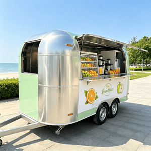 Camper Trailer Caravan Food Trailer Vintage Trailer Mobile Food Trailer Fast Food Kitchen Equipment Catering Trailer - Product Image 4