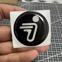 Autocollants 3D en silicone transparent en résine PVC, accessoires et décalcomanies en résine époxy, conception personnalisée avec logo pour emballage et artisanat