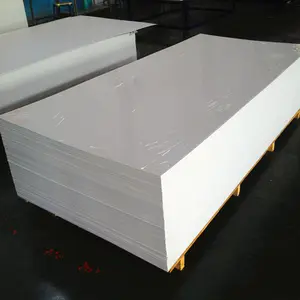 흰색 PVC 폼 보드 공급 업체 맞춤형 크기 도매 1220x2440mm