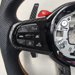 Volante Deportivo Popular de Fibra de Carbono y Cuero M Performance para BMW Serie G, M3 G80, M4 G82, M5 CS - Product Image 3