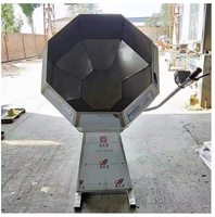 Machine à assaisonnement pour aliments frits en tambour / Machine à enrober les cacahuètes octogonales