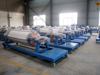 Presse à filtre sanitaire automatique nouvelle génération en plaques PP, haute précision, grande surface filtrante pour la purification de l'huile comestible, des enzymes et du sirop