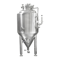 Fermentng équipement processus produit conial fermenteur 300L 600L avec isolation pour brasserie