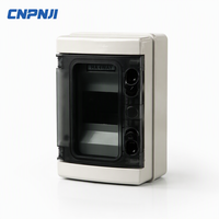 Boîtier de distribution étanche IP67 CNPNJI HT-12 voies, montage sur panneau, armoire de distribution, ABS PC, pour instruments électriques et électroniques