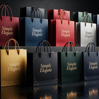 Sacs en papier kraft écologiques et recyclables avec poignées en corde de coton naturel, personnalisables avec logo, pour emballage de luxe de vêtements, expositions et cadeaux