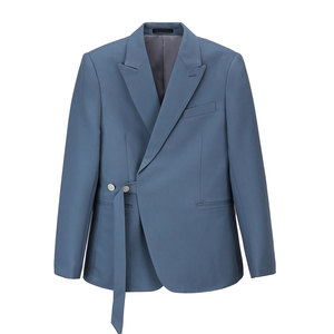Costumes pour hommes Costumes ajustés à double boutonnage personnalisés pour hommes Costumes modernes de <span class=keywords><strong>mariage</strong></span> d'affaires - Product Image 5