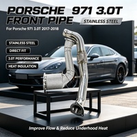 Hochwertiges Porsche 971 3.0T Tuning-Kit für Optimierte Gasannahme 2017-2018, SS304 Downpipe Racing Flow Leistungssteigerung