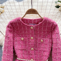 Boutique en gros de haute qualité automne hiver 2 pièces ensemble Chic décontracté haut fleuri Midi jupe fendue taille XL motif solide court