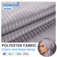 Écharpe en polyester satiné à rayures écossaises 1001, respirante, douce au toucher, idéale pour le Ramadan, l'Aïd, l'Arabie Saoudite, Dubaï et le marché du Golfe