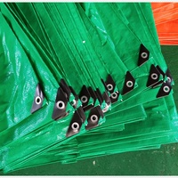 Bâche en plastique verte 6x6, imperméable, bâches industrielles
