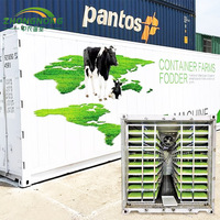 Système hydroponique intelligent multi-spans 40HQ ultra-résistant pour la culture de légumes-feuilles agricoles en location – Meilleure vente