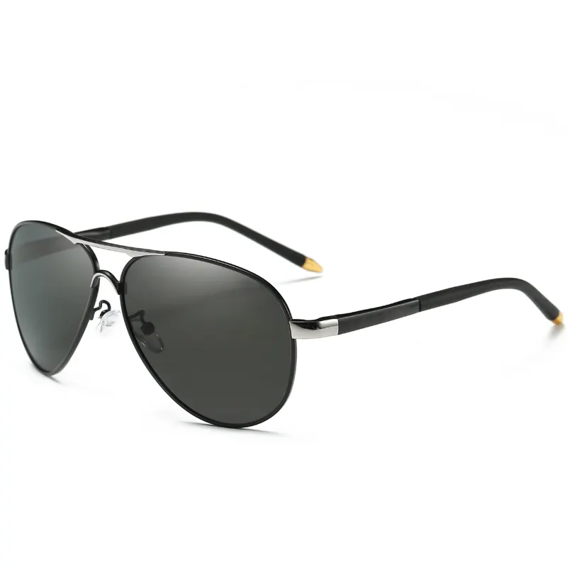Очки солнцезащитные Мужские поляризационные для вождения, модные зеркальные солнечные очки с защитой UV400