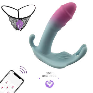 Bluetooth Smart Phone App di controllo G Spot Clit stimolatore a farfalla <span class=keywords><strong>vibratore</strong></span> indossabile mutandine cinturino sul <span class=keywords><strong>vibratore</strong></span> Dildo <span class=keywords><strong>per</strong></span> le donne - Product Image 4