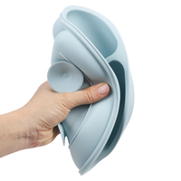 Newsun-Silicone vente en gros bébé Silicone nouveauté écologique Led sevrage cadeau ensemble enfants plaque d'aspiration