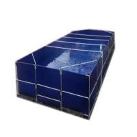 PVC Toile Bâche Étang À Poissons Cadre Abrasif Aquaculture Fish Breeding Tank Ferme Tissé Tissu Uni Autres Poissons Machine Aérateurs