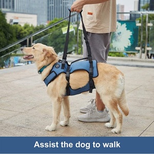 Vente en gros <span class=keywords><strong>Harnais</strong></span> de transport pour chien Grande laisse robuste <span class=keywords><strong>Harnais</strong></span> de sécurité pour chien confortable et handicapé - Product Image 5
