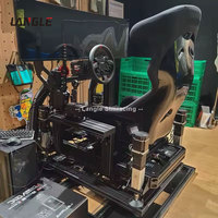 Plateforme Simulateur de Mouvement 2DOF avec Cylindre Électrique 150mm, Kit de Mouvement 2 Axes, Cockpit Abordable, Rig de Simulation 2DOF