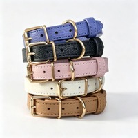 Collar de Cuero Premium con Patrón de Lichi para Perro, Ajustable, de Piel Genuina de Vacuno, Suministros Profesionales para Mascotas, Venta al por Mayor de Fábrica OEM